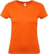 Dames Kleding voor voor Tops voor T-shirts FRAME Katoen T-shirt Met Ronde Hals in het Oranje 