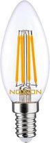 Noxion Lucent Filament LED Candle 4.5W 827 B35 E14 Helder | Zeer Warm Wit - Vervangt 40W