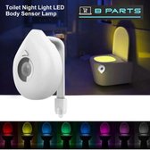 BParts - Wc Nachtlamp - Toilet Nachtverlichting - Toiletpot Verlichting - Bewegingsdetector