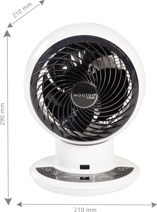 Bol Com Iris Woozoo By Ohyama Pcf Sdc15t Tafelventilator Wit
