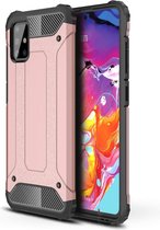 Coque Samsung Galaxy A51 Armor Hybrid - Or rose