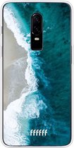 OnePlus 6 Hoesje Transparant TPU Case - Beach all Day #ffffff