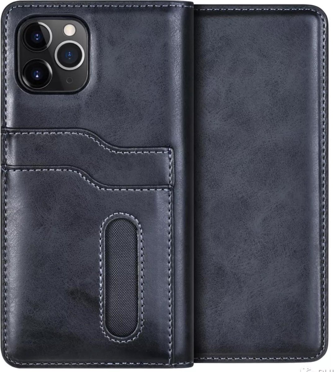iPhone 11 Pro Max Genuine Leather Book case Hoesje