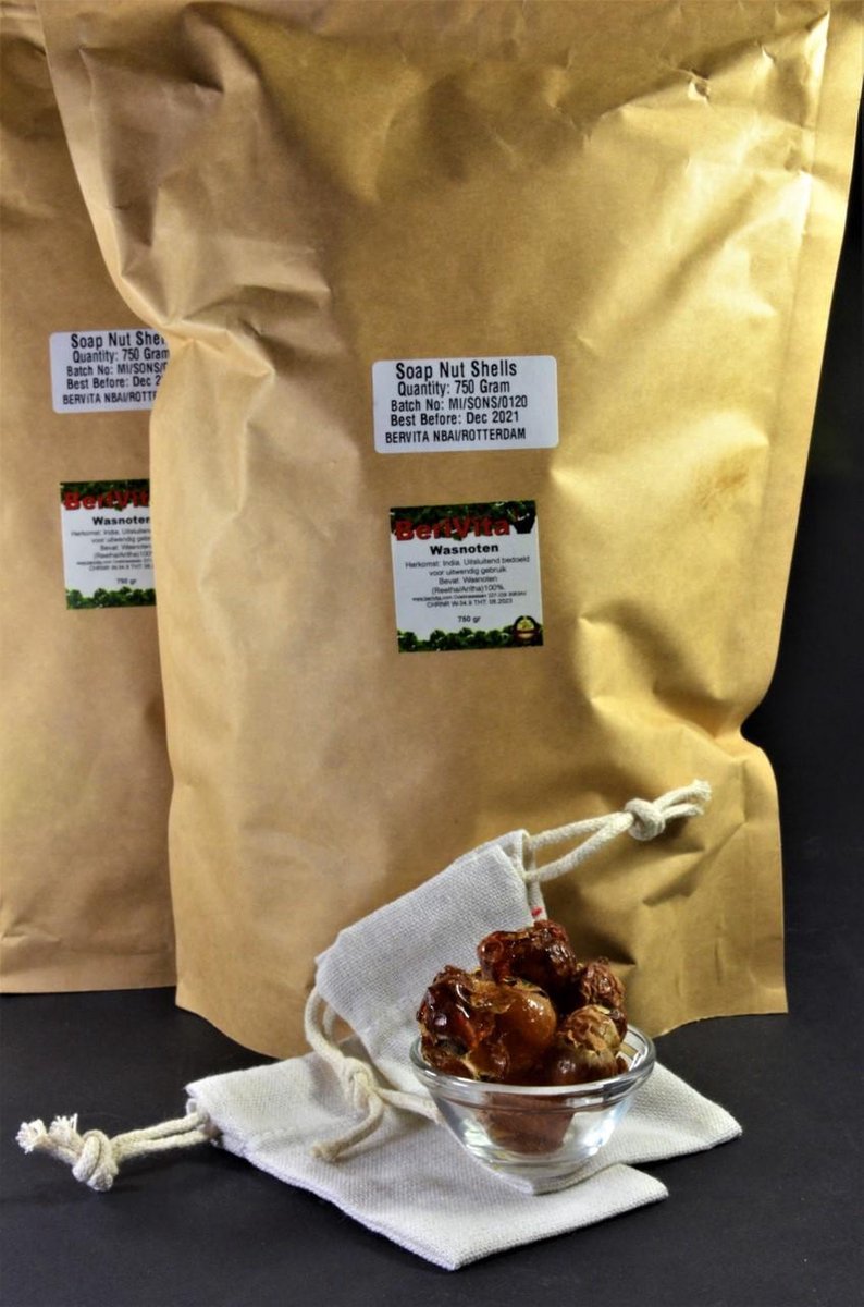 Wasnoten 1 5kg Met 2 Waszakjes Zeepnoten Bol Com