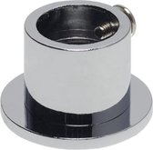 DecoMode roede steun in de dag chroom 20 mm - 2 stuks