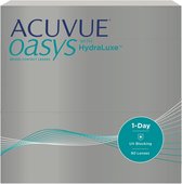 -4.75 - ACUVUE® OASYS 1-Day WITH HYDRALUXE - 90 pack - Daglenzen - BC 8.50 - Contactlenzen