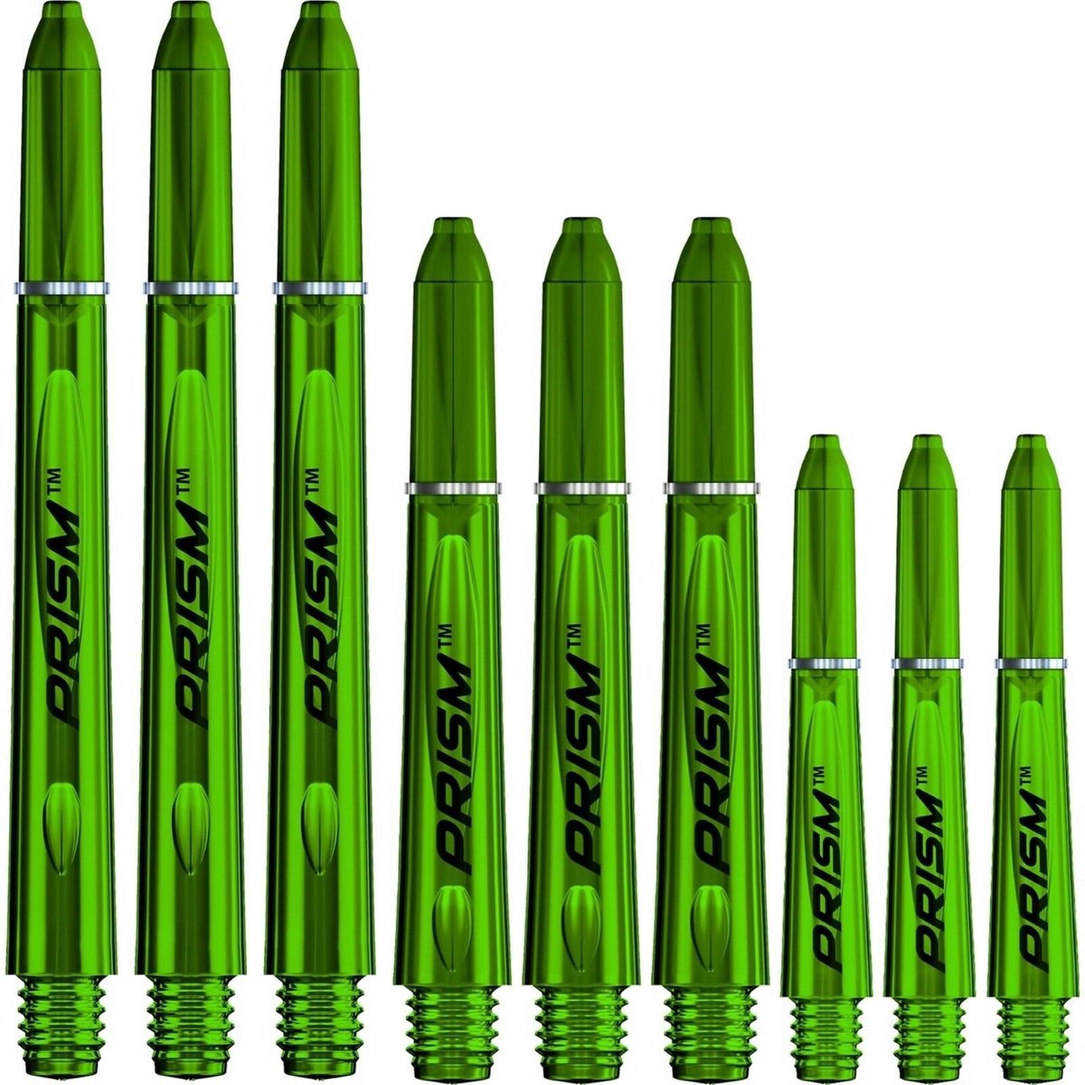 Winmau Prism Shaft Green - Dart Shafts Short