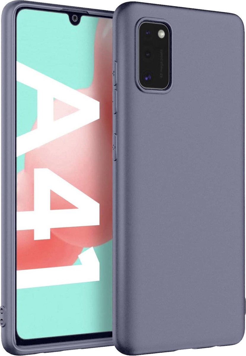 HB Hoesje Geschikt voor Samsung Galaxy A41 - Paars - Siliconen Back Cover