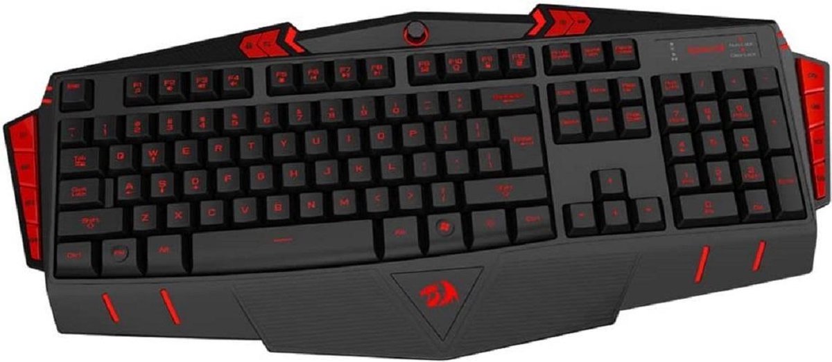 REDRAGON Gaming keyboard - ASURA K501 USB Gaming Keyboard, 7 Color Backlight Illumination, 116 Standard Keys, 8 Programmable Macro Keys