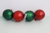 Kerstballen set XL 4 stuks