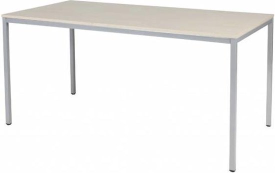 Zinus Jennifer Bureau, 119 x 61 x 73 cm, bureautafel van metaal en hout, multifunctionele tafel, lichtbruin en zwart