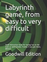 Labyrinth game, from easy to very difficult