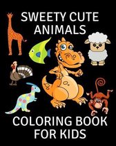 Sweety Cute Animals Coloring Book for Kids