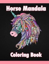 Horse Mandala Coloring Book