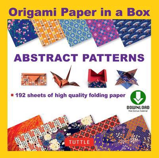 Origami Paper in a Box - Abstract Patterns - cover