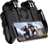 DrPhone GX5 GameController Voor Smartphones  – Joystick Trigger – Ventilatie Koeling -  Fortnite – Call Of Duty - Zwart