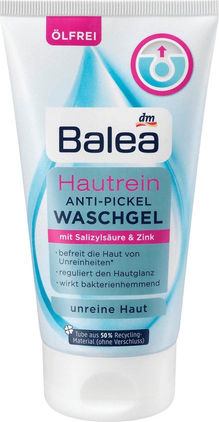 ONWAAR Heel boos universiteitsstudent DM Balea skin clean anti-puistjes wasgel (150 ml) | bol.com