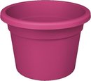 Bloempot Rond Premium 30cm + Bodemgaten FUCHSIA Nicoli / 2 STUKS ! /