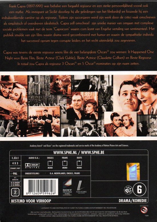 Frank Capra Collection (6DVD) (Dvd) Dvd
