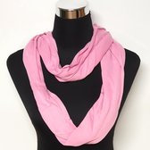 Infinity scarf / coll sjaal licht roze