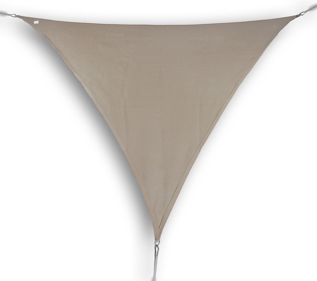 hanSe® Schaduwdoek Driehoek Gelijkbenig Waterdoorlatend 3x3x4,24 m Taupe