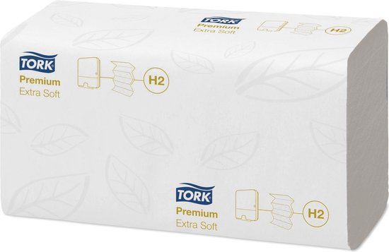 Tork Handdoek - H2 Premium - 2- laags - 21 x 110 stuks
