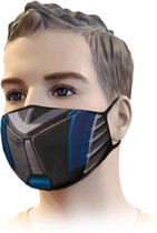 mondmasker - streetwear filter cartridge F7 norm EU PN-EN 779 - 3D print