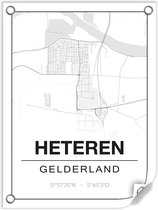 Tuinposter HETEREN (Gelderland) - 60x80cm