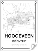 Tuinposter HOOGEVEEN (Drenthe) - 60x80cm
