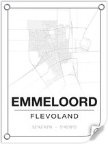 Tuinposter EMMELOORD (Flevoland) - 60x80cm