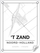 Tuinposter T ZAND (Noord-Holland) - 60x80cm