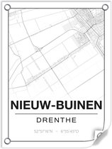 Tuinposter NIEUW-BUINEN (Drenthe) - 60x80cm
