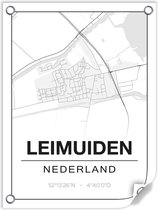 Tuinposter LEIMUIDEN (Nederland) - 60x80cm