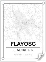Tuinposter FLAYOSC (Frankrijk) - 60x80cm