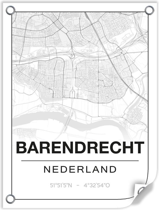 Tuinposter BARENDRECHT (Nederland) - 60x80cm