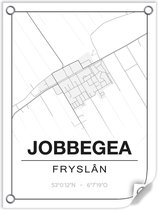 Tuinposter JOBBEGEA (Fryslân) - 60x80cm