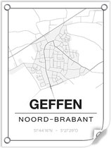 Tuinposter GEFFEN (Noord-Brabant) - 60x80cm
