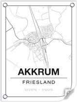 Tuinposter AKKRUM (Friesland) - 60x80cm