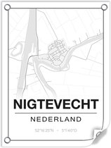 Tuinposter NIGTEVECHT (Nederland) - 60x80cm