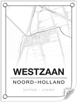 Tuinposter WESTZAAN (Zuid-Holland) - 60x80cm