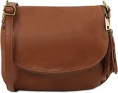 TL Bag - Zacht leren schoudertas met kwastje (TL141223)