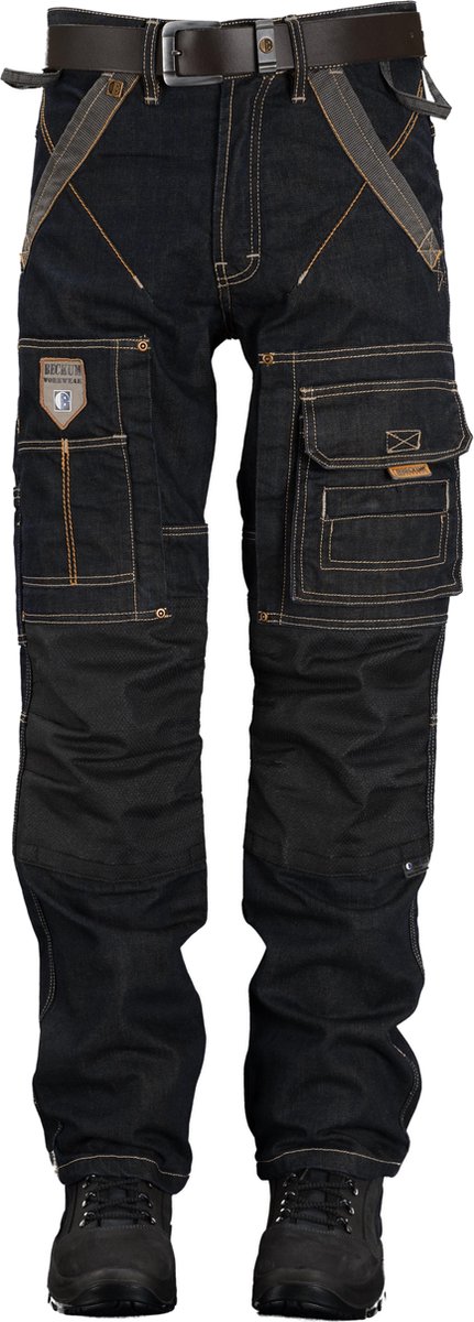 Beckum Workwear EBT14 Jeans met B-Protect Knie Denim blue 52 34