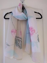 Sjaal Rozen roze