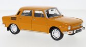 Skoda 100 L 1969 Oranje 1-24 Whitebox