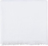 House in Style Luxe deken Santorini 100% katoen, 200 x 240 cm, wit