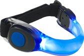 InVincer® - Hardloop verlichting - Hardloop lampje Blauw incl batterijen - LED glow armband verlichting - Running light - safety sport armband - Lampje Hardlopen - Reflecterende ar