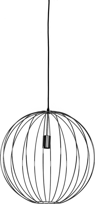 Light & Living Suden - Hanglamp - Mat Zwart - Ø50x50cm
