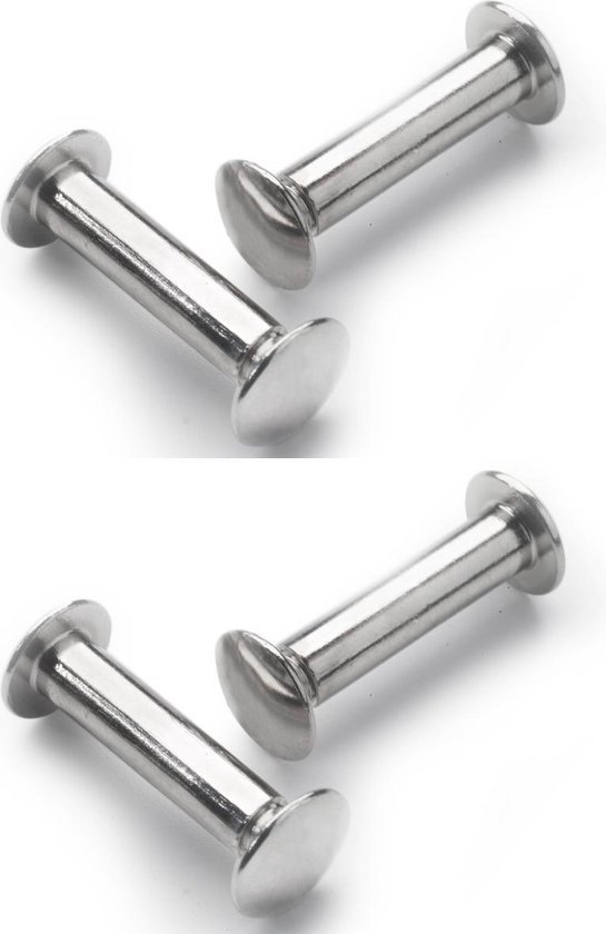 Poignées en cuir / Poignée plate - 2 pièces - LILAPARES - taille S (15,8 x 2,5 cm) - avec 3 vis de couleur