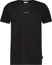 Purewhite -  Heren Regular Fit  Essential T-shirt  - Zwart - Maat S
