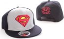 Merchandising SUPERMAN - Cap DC Comics College Logo - Black/Grey